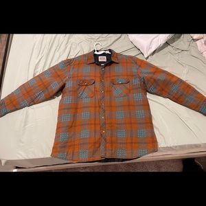Mens Flannel coat size XL